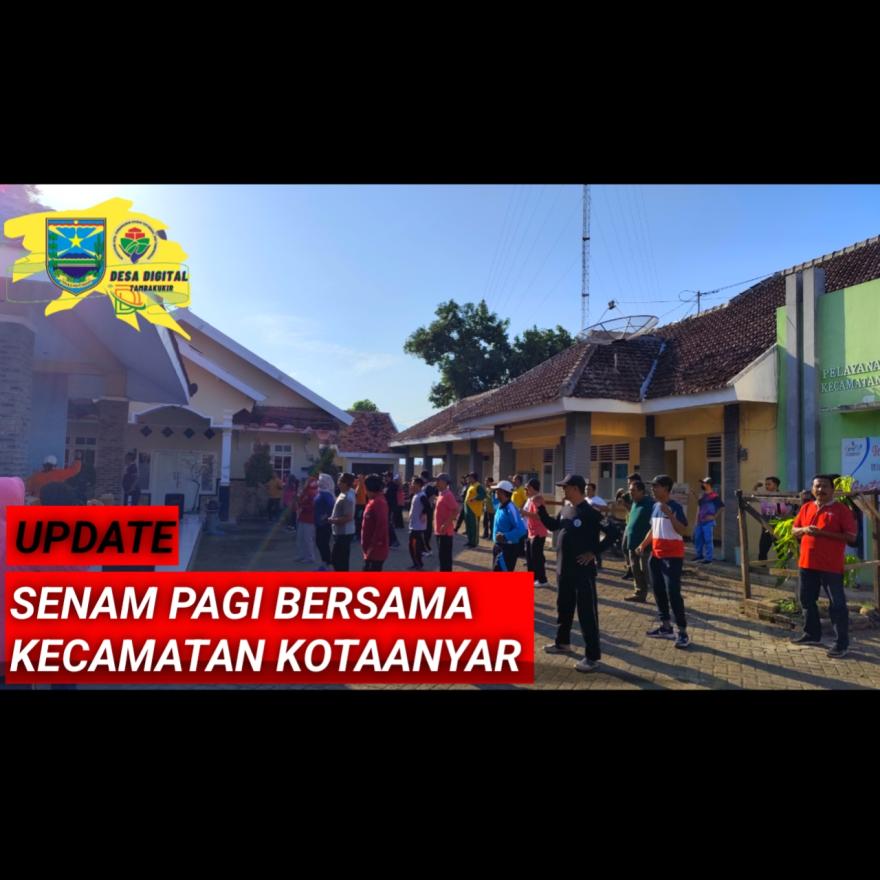 Senam Bersama Jaga Kebugaran Serta Keakraban